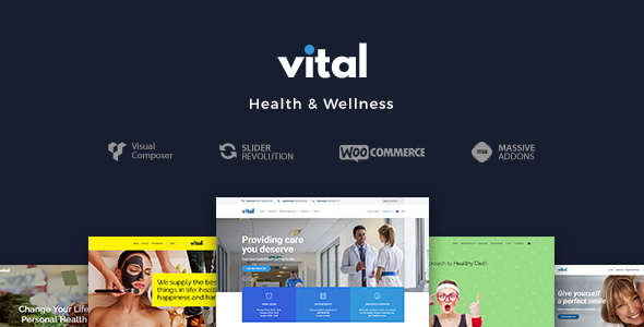 Vital v1.1.1.1 - Health, Medical and Wellness Theme