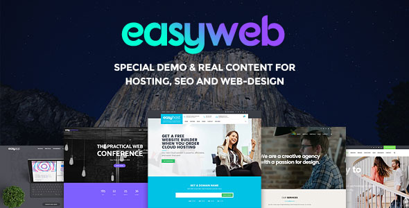EasyWeb v2.3.0 - WP Theme For Hosting, SEO and Web-design
