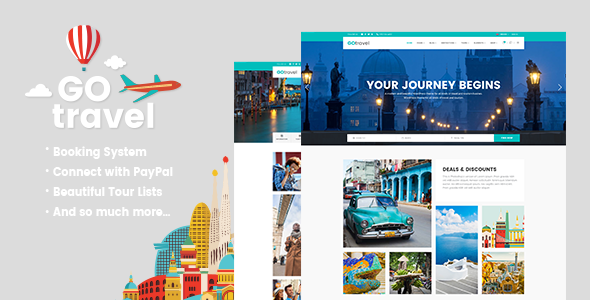 GoTravel v1.3 - A Travel Agency & Tourism Theme