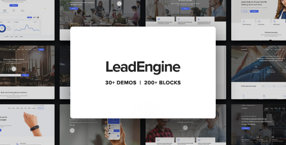 LeadEngine v1.4 - Multi-Purpose Theme with Page Builder