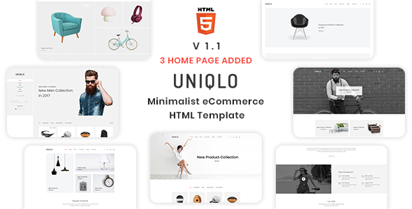 Uniqlo v1.1 - Minimalist eCommerce Template