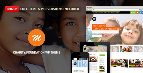 Mission v2.4.2 - Responsive WP Theme For Charity