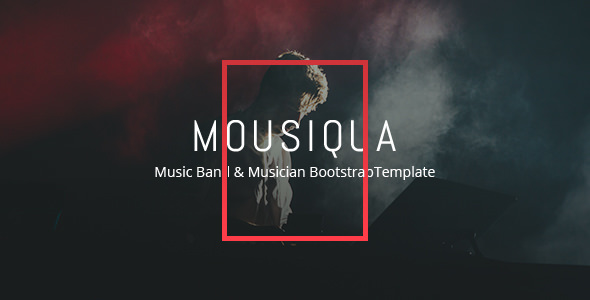 Mousiqua - Music Band and Musician Template