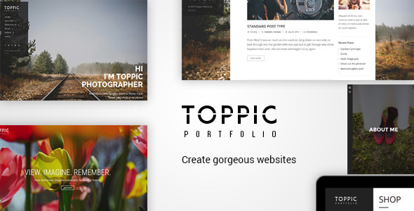 TopPic Photography v2.2 - Photography Portfolio