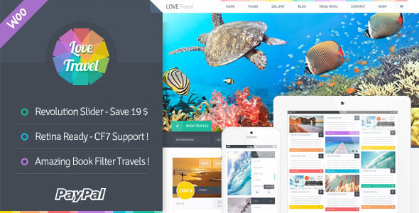 Love Travel v3.0 - Creative Travel Agency WordPress