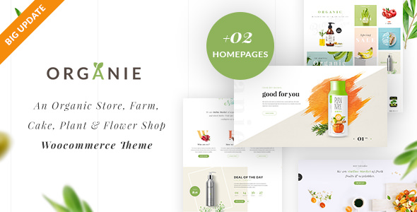 Organie v2.4.3 - An Organic Store, Farm, Cake and Flower Shop
