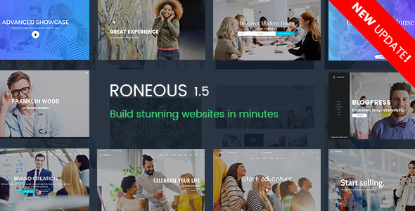 Roneous v1.5 - Creative Multi-Purpose WordPress Theme
