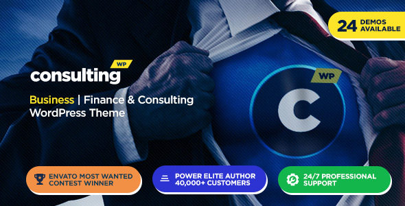 Consulting v4.1.2 - Business, Finance WordPress Theme