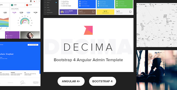 Decima v2.1.0 - Bootstrap 4 Angular 5 Admin Template