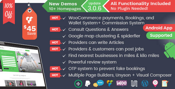 Listingo v3.0.6 - Service Providers, Business Finder and Directory