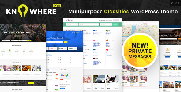 Knowhere Pro v1.3.8 - Multipurpose Directory WordPress Theme