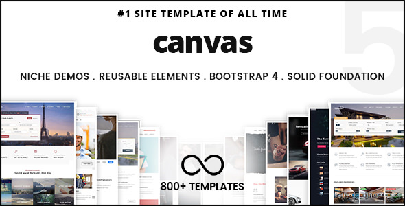 Canvas v5.1 - The Multi-Purpose HTML5 Template