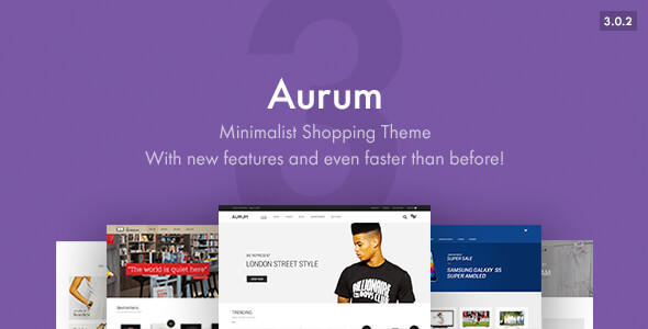 Aurum v3.0.2 - Minimalist Shopping Theme