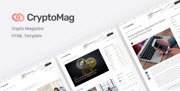 CryptoMag - Cryptocurrency Magazine HTML Template