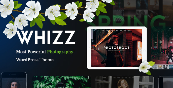 Whizz v1.3.9.5 - Photography WordPress for Photography