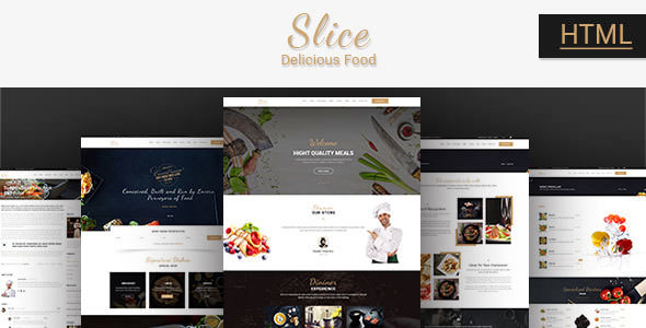 Slice Restaurant - Responsive Bootstrap Template