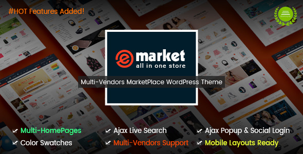 eMarket v1.4.0 - The eCommerce & Multi-purpose MarketPlace