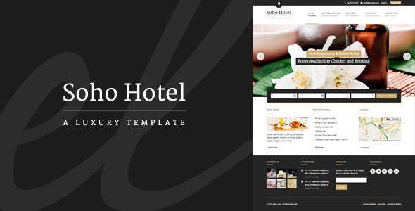 Soho Hotel v2.2.1 - Responsive Hotel Booking WP Theme
