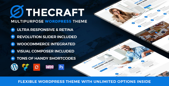 TheCraft v1.0 - Responsive Multipurpose WordPress Theme