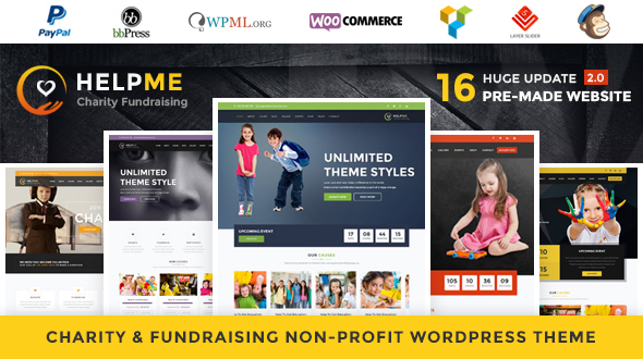 HelpMe v2.7 - Nonprofit Charity WordPress Theme