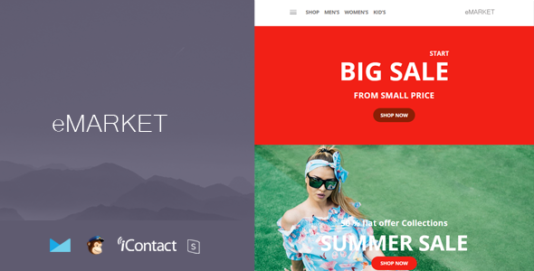 eMarket Mail v1.0 - Responsive E-mail Template + Online Access