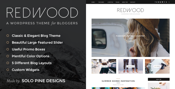 Redwood v1.6 - A Responsive WordPress Blog Theme