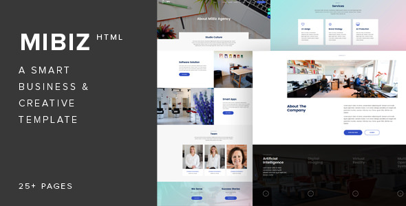MiBiz v1.0 - A Smart Multipurpose Template for Business & Agencies