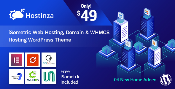 Hostinza v1.0.5 - Isometric Domain & Whmcs Web Hosting