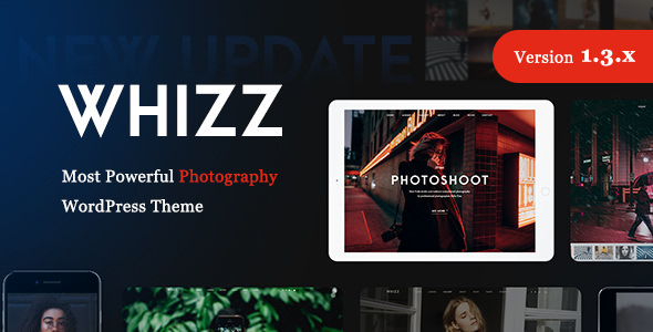 Whizz v1.3.9 - Photography WordPress for Photography