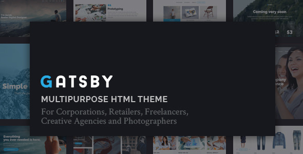 Gatsby v1.0 - Business, Consulting, Agency, App Showcase, Portfolio HTML Theme