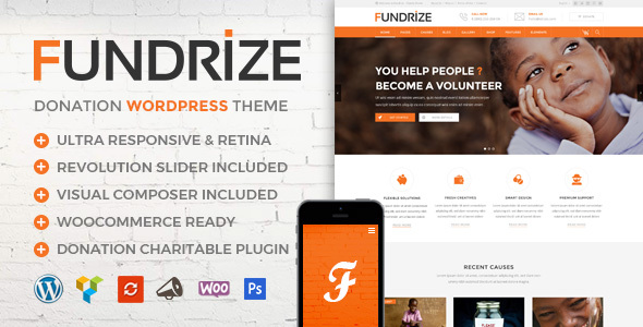 Fundrize v1.3 - Responsive Donation & Charity Theme