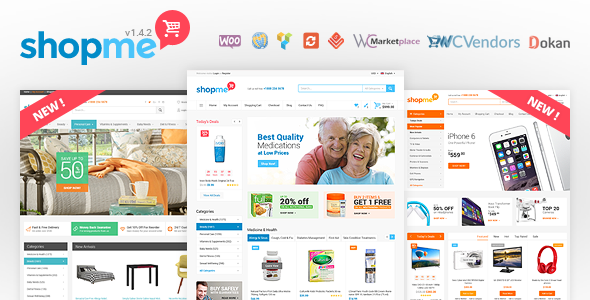 ShopMe v1.4.2 - Woocommerce WordPress Theme