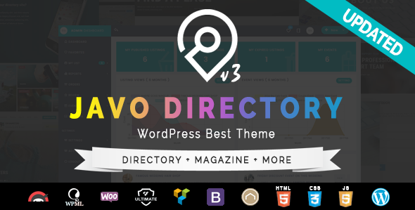Javo Directory v3.8 - Wordpress Theme