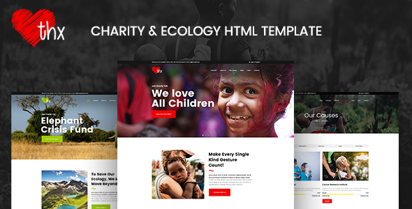 THX - Charity & Ecology HTML Template