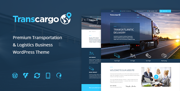 Transcargo v1.9 - Logistics & Transportation WP Theme