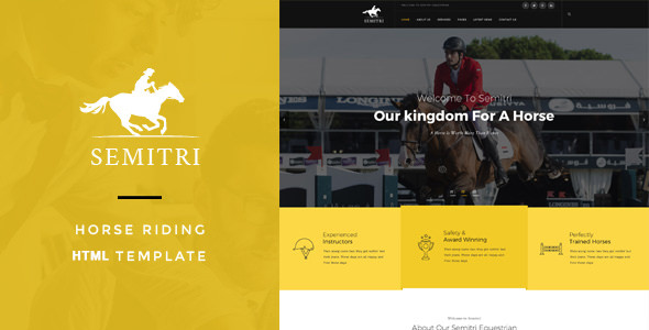 Semitri v1.0 - Horse Riding HTML Template