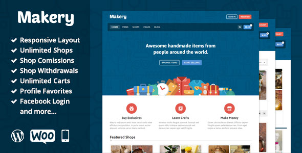 Makery v1.22 - Themeforest Marketplace WordPress Theme