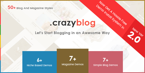 CrazyBlog v2.1 - Start A Blog or Magazine for Adsense
