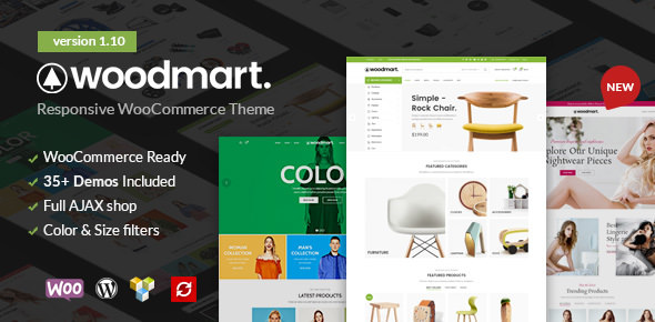 WoodMart v1.10.0 - Responsive WooCommerce WordPress Theme