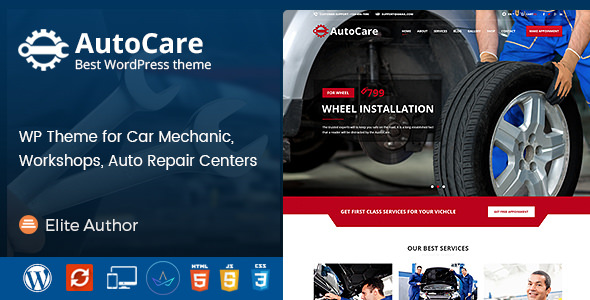 Auto Care v1.0 - WordPress Theme for Car Mechanic