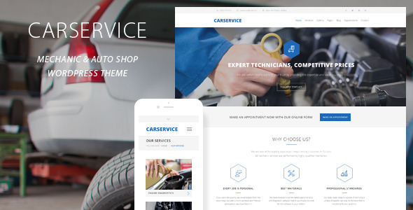 Car Service v3.9 - Mechanic Auto Shop WordPress Theme