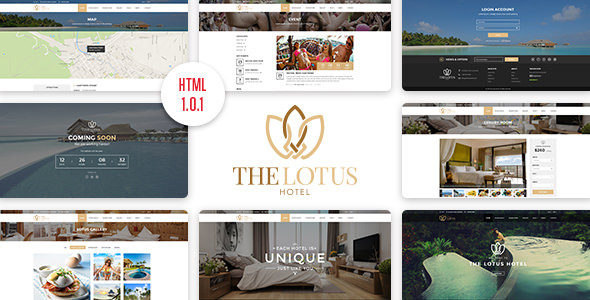 Lotus v1.0.1 - Hotel Booking HTML Template