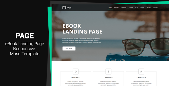 Page v1.0 - EBook Landing Page Muse Template