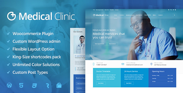Medical Clinic v1.1.3 - Health & Doctor Medical Theme