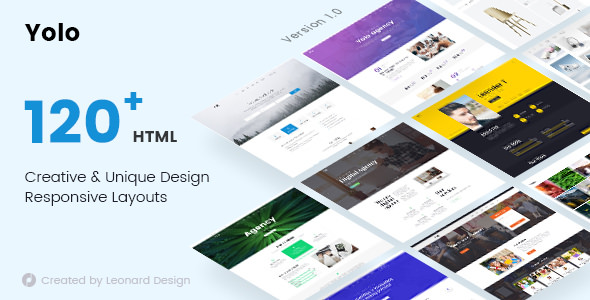 Yolo v1.1 - Responsive Multi-Purpose HTML Template