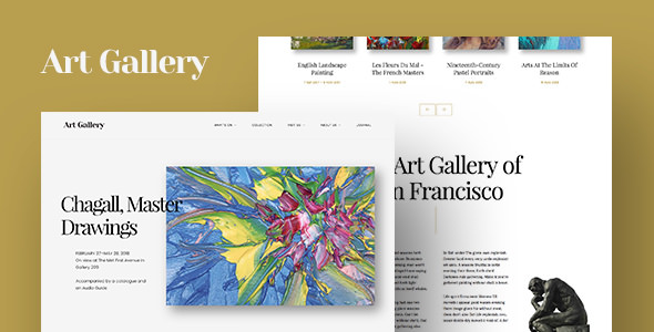 Arte v1.1.3 - Art Gallery WordPress Theme