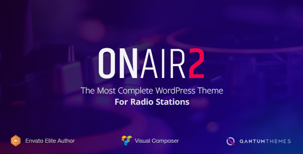 Onair2 v2.3.1 - Radio Station WordPress Theme