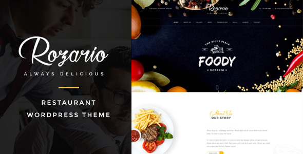 Rozario v1.3 - Restaurant & Food WordPress Theme