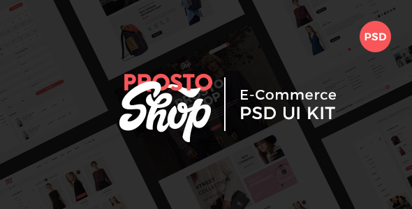 Prosto Shop v1.0 - E-Commerce PSD Kit