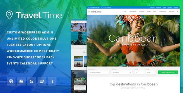 Travel Time v1.1.3 - Tour, Hotel and Vacation Travel Theme